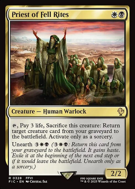 Priest of Fell Rites (FIC) (#328)