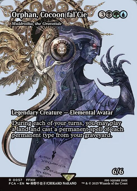Muldrotha, the Gravetide (FCA) (Foil) (Borderless) (#57) Muldrotha, the Gravetide (FCA) (Foil) (Borderless) (#57)