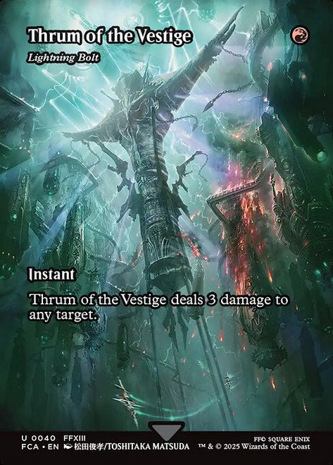 Lightning Bolt (FCA) (Foil) (Borderless) (#40) Lightning Bolt (FCA) (Foil) (Borderless) (#40)
