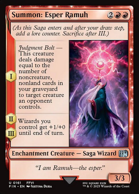Summon: Esper Ramuh (FIN) (#161)