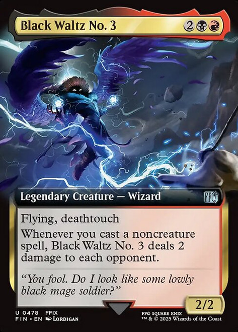Black Waltz No. 3 (FIN) (Foil) (Extended Art) (#478)