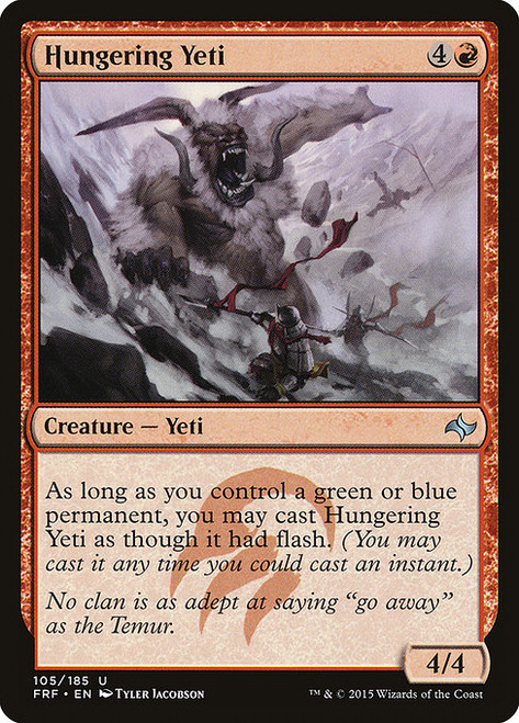 Hungering Yeti (FRF) (Foil) (#105)