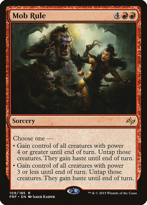 Mob Rule (FRF) (Foil) (#109)