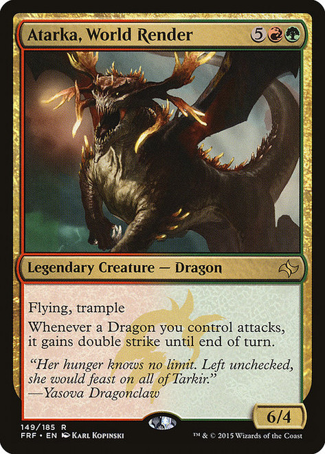 Atarka, World Render (FRF) (Foil) (#149)