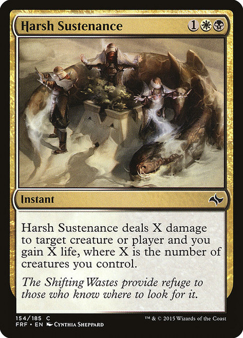 Harsh Sustenance (FRF) (Foil) (#154)