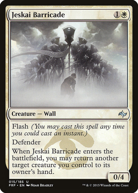 Jeskai Barricade (FRF) (Foil) (#15)