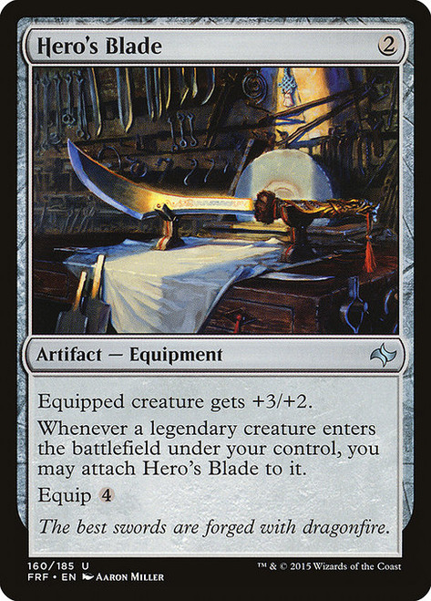 Hero's Blade (FRF) (Foil) (#160)
