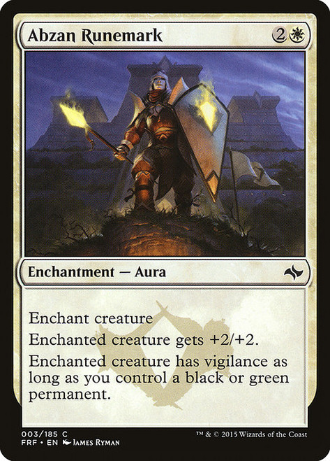 Abzan Runemark (FRF) (Foil) (#3)