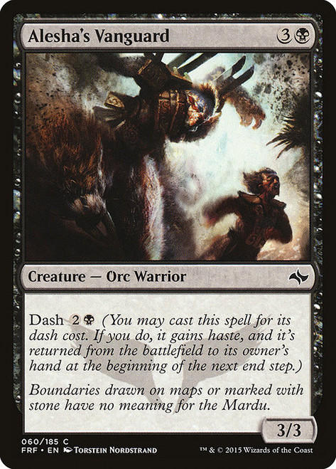 Alesha's Vanguard (FRF) (Foil) (#60)