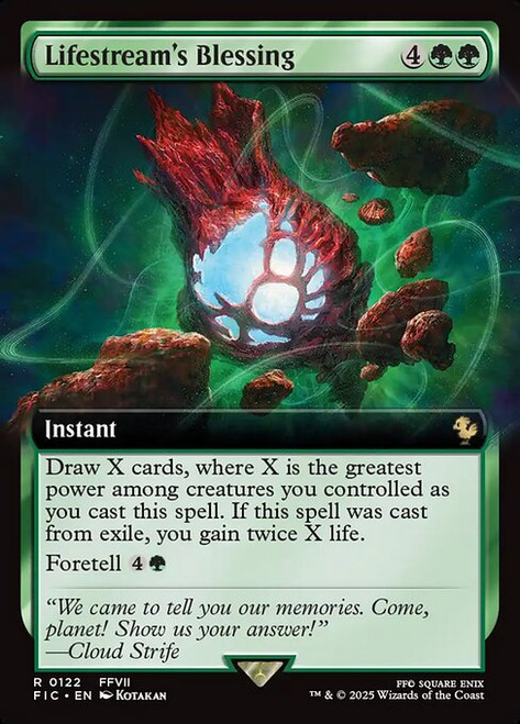 Lifestream's Blessing (FIC) (Foil) (Extended Art) (#122)