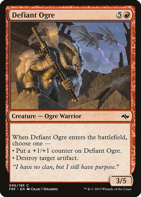 Defiant Ogre (FRF) (Foil) (#96)