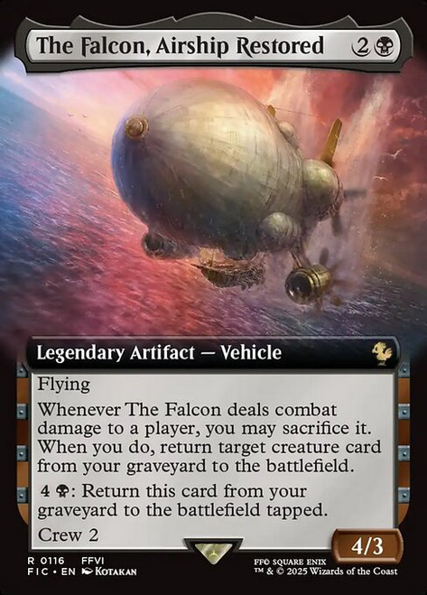 The Falcon, Airship Restored (FIC) (Extended Art) (#116)