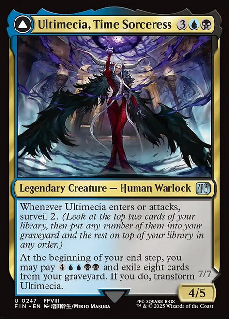 Ultimecia, Time Sorceress // Ultimecia, Omnipotent (FIN) (Foil) (#247)