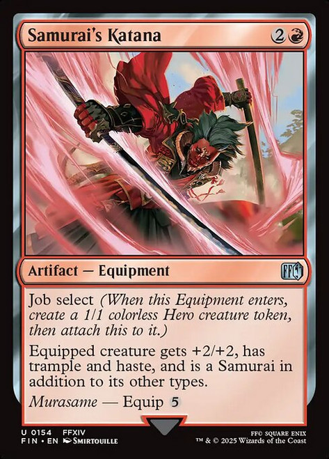 Samurai's Katana (FIN) (Foil) (#154)