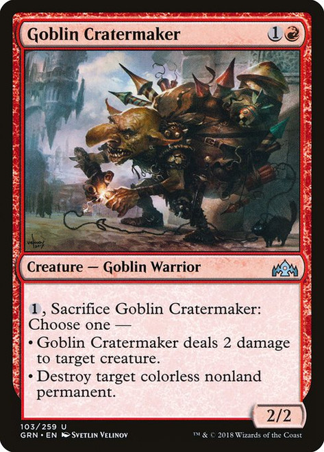 Goblin Cratermaker (GRN) (Foil) (#103)