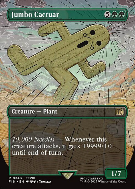 Jumbo Cactuar (FIN) (Foil) (Borderless) (#343)