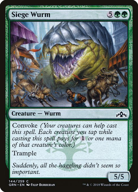 Siege Wurm (GRN) (Foil) (#144)