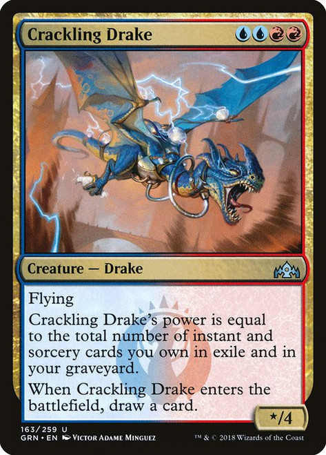 Crackling Drake (GRN) (Foil) (#163)
