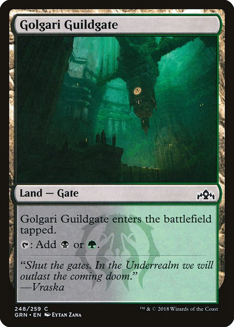 Golgari Guildgate (GRN) (Foil) (#248)
