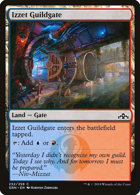 Izzet Guildgate (GRN) (Foil) (#252)