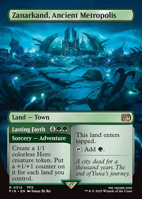 Zanarkand, Ancient Metropolis // Lasting Fayth (FIN) (Borderless) (#314) Zanarkand, Ancient Metropolis // Lasting Fayth (FIN) (Borderless) (#314)