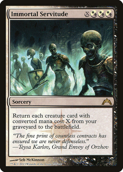 Immortal Servitude (GTC) (Foil) (#220)