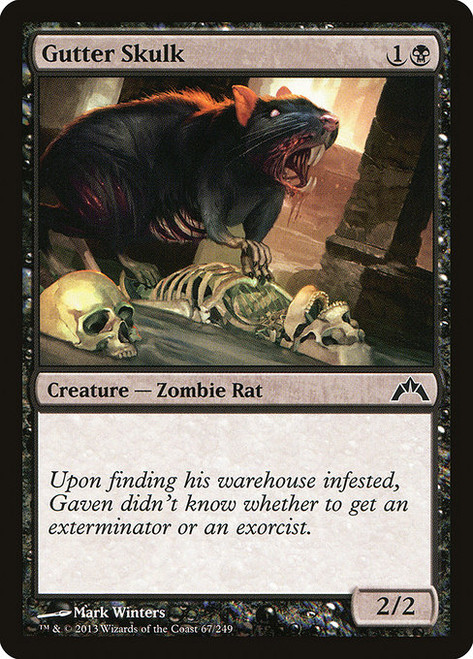 Gutter Skulk (GTC) (Foil) (#67)