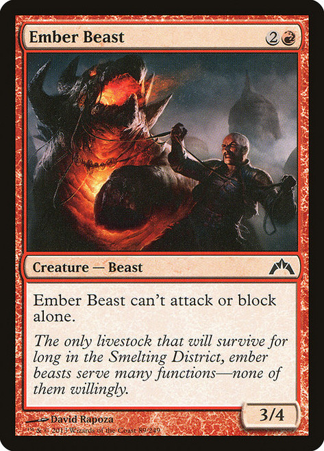 Ember Beast (GTC) (Foil) (#89)