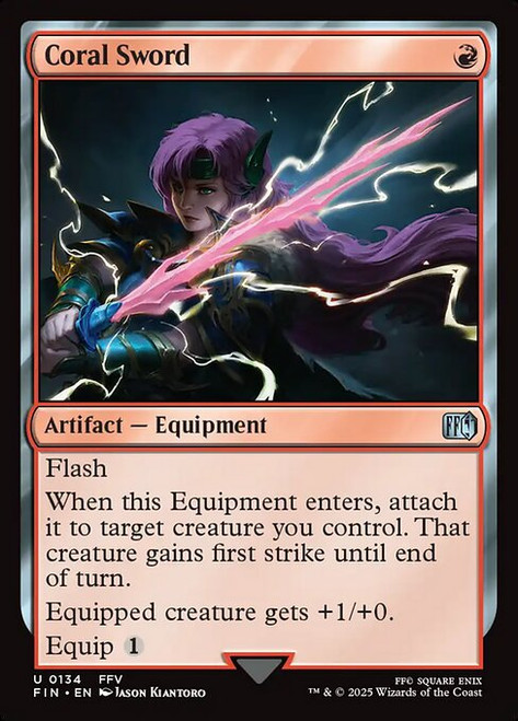 Coral Sword (FIN) (Foil) (#134)