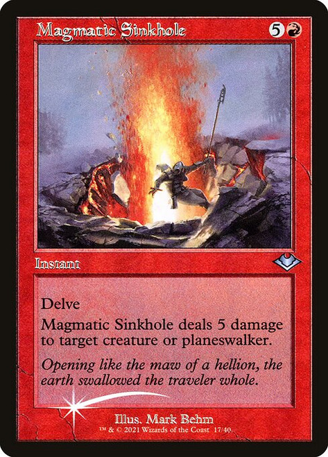 Magmatic Sinkhole (H1R) (FoilEtched) (#17)