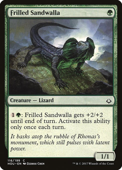 Frilled Sandwalla (HOU) (Foil) (#116)