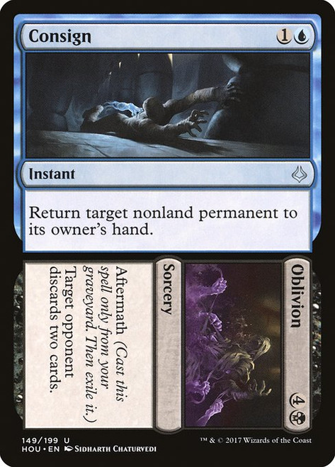 Consign // Oblivion (HOU) (Foil) (#149)