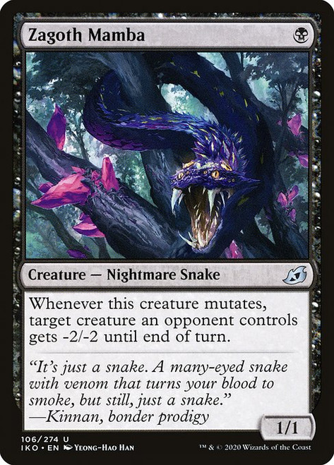 Zagoth Mamba (IKO) (Foil) (#106)