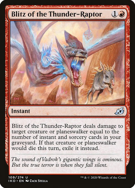 Blitz of the Thunder-Raptor (IKO) (Foil) (#109)