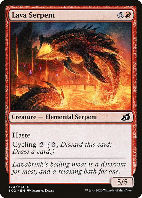 Lava Serpent (IKO) (#124)