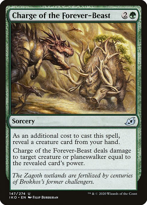 Charge of the Forever-Beast (IKO) (Foil) (#147)