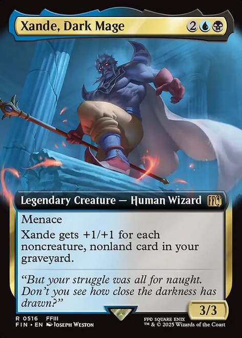 Xande, Dark Mage (FIN) (Extended Art) (#516)