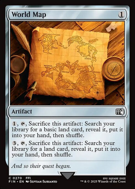 World Map (FIN) (Foil) (#270)