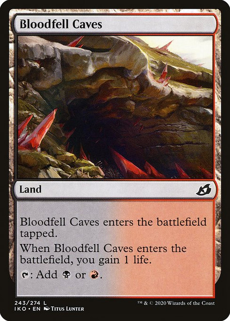 Bloodfell Caves (IKO) (Foil) (#243)