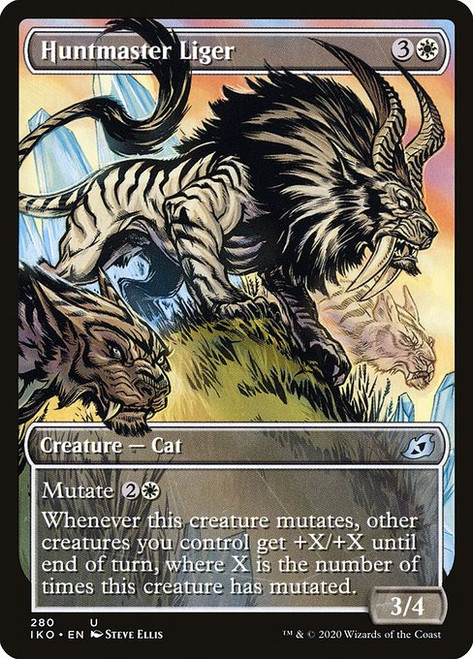 Huntmaster Liger (IKO) (Foil) (Showcase) (#280)