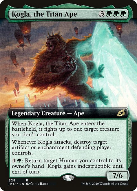 Kogla, the Titan Ape (IKO) (Foil) (Extended Art) (#328)