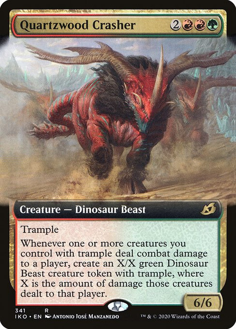 Quartzwood Crasher (IKO) (Foil) (Extended Art) (#341)