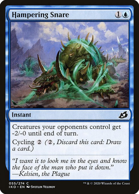 Hampering Snare (IKO) (Foil) (#55)