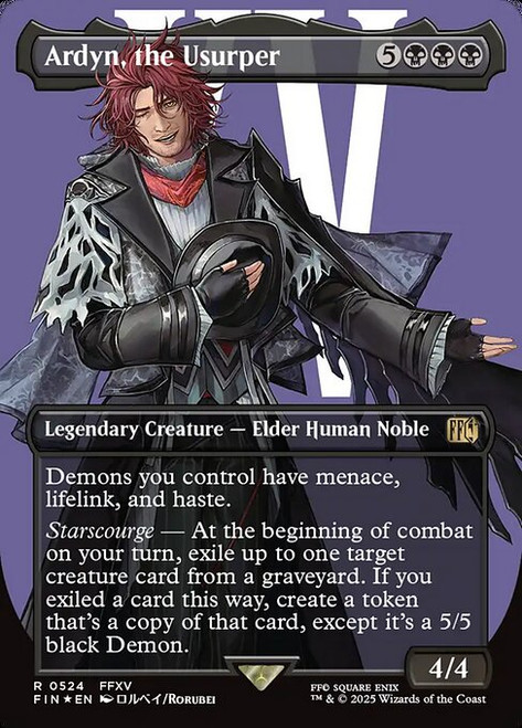 Ardyn, the Usurper (FIN) (SurgeFoil) (Borderless) (#524)
