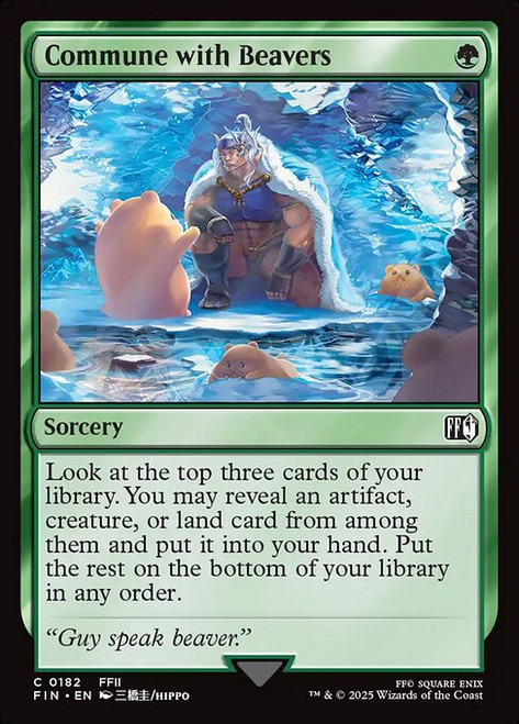 Commune with Beavers (FIN) (Foil) (#182)