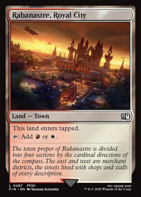 Rabanastre, Royal City (FIN) (Foil) (#287) Rabanastre, Royal City (FIN) (Foil) (#287)