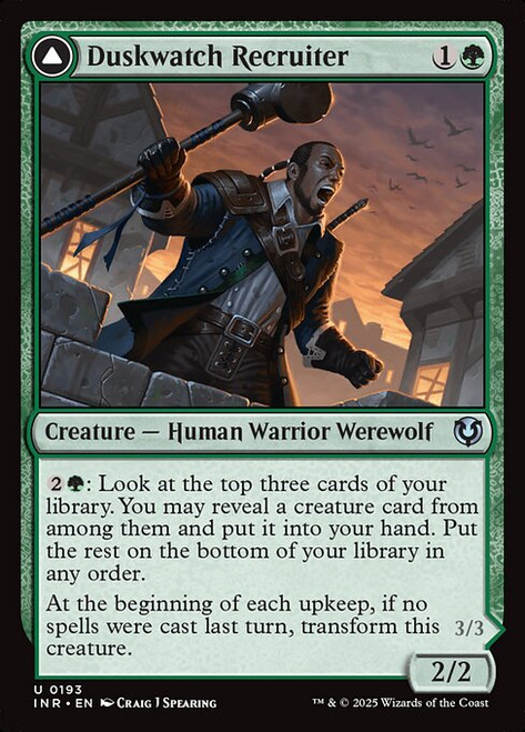 Duskwatch Recruiter // Krallenhorde Howler (INR) (#193)