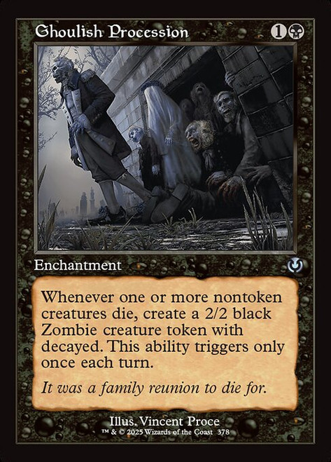Ghoulish Procession (INR) (Foil) (#378)