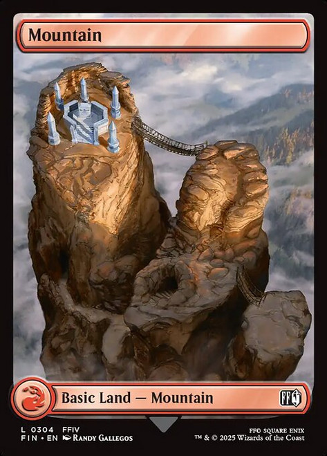 Mountain (FIN) (Foil) (Full Art) (#304) Mountain (FIN) (Foil) (Full Art) (#304)