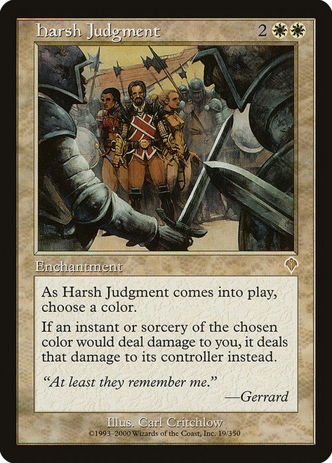 Harsh Judgment (INV) (Foil) (#19)